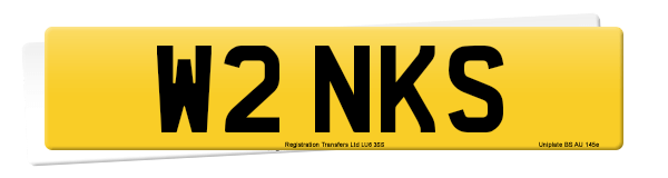 Registration number W2 NKS